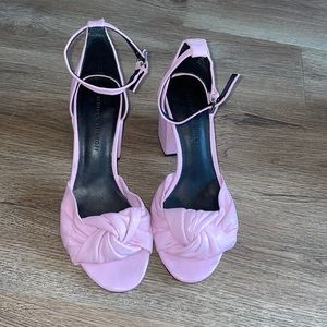 Soft pink Rebecca Minkoff shoes